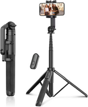 Portable mobile phone tripod with remote control